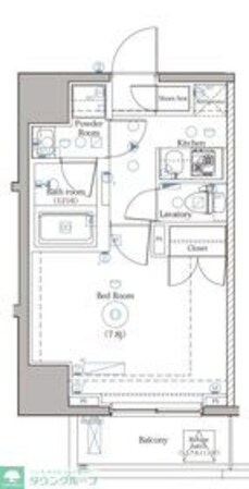 DIPS上野NORTHの物件間取画像
